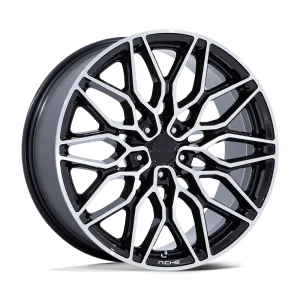 Niche – NC277 CALABRIA 5 – Black – 20″x10.5″ 38mm – Summer Wheels – NC277BD20055238